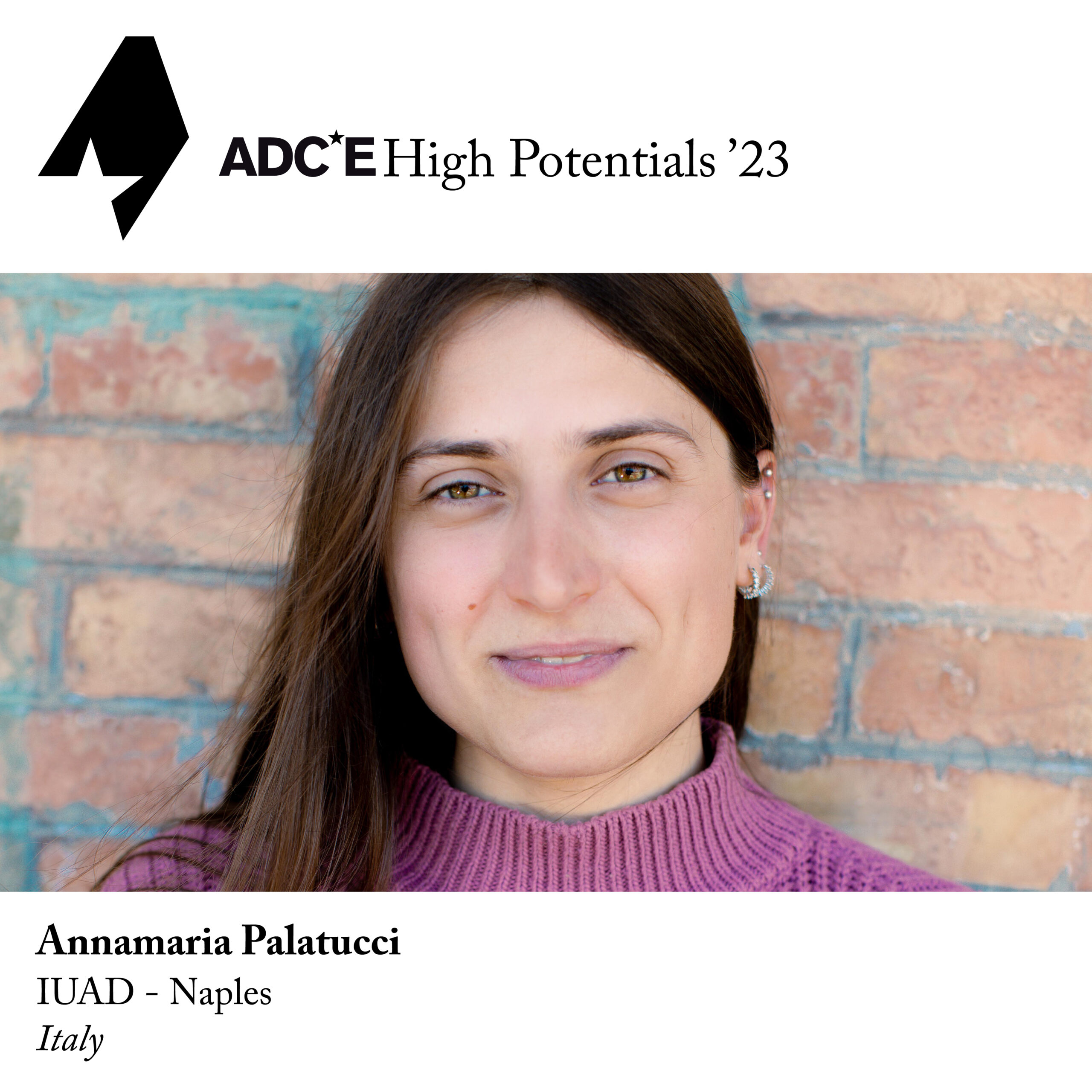 High Potentials Programme seleziona la studentessa Annamaria Palatucci tra i migliori giovani creativi italiani.