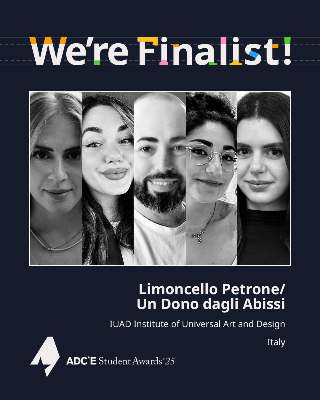 We’re Finalists @ ADCE Students Awards